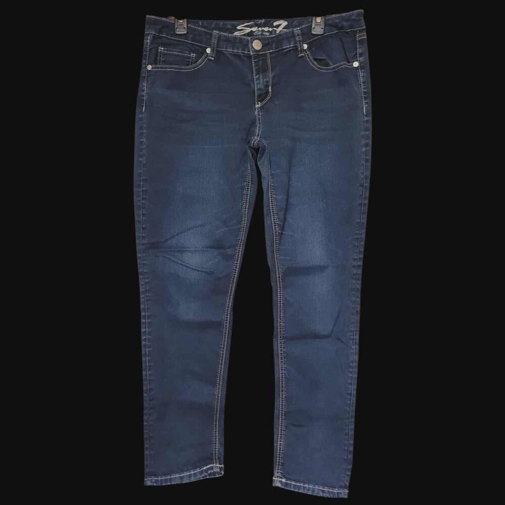 Seven7 Jeans Womens 36W, Straight Skinny